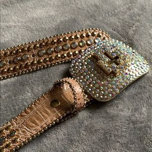 Leather Western style belt